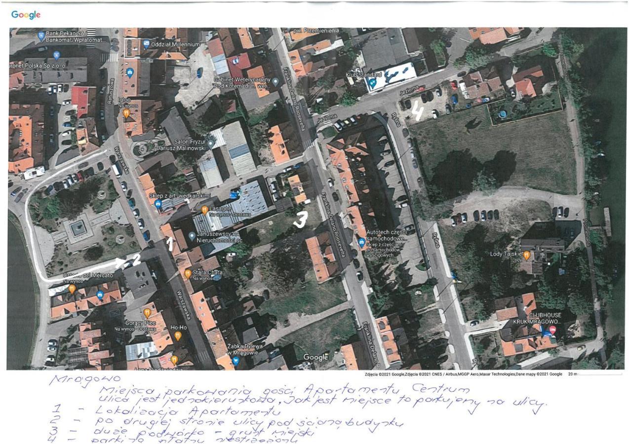 Warszawska Centrum - W Cenie 4 Rowery, Lodka Wioslowa, Kajak, Rower Wodny, Plaza Mrągowo Exterior foto